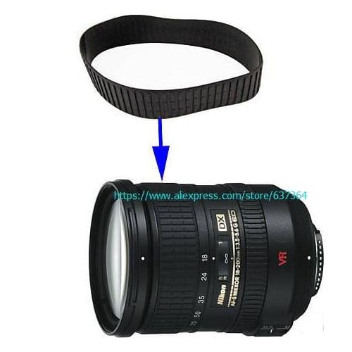 Super Quality NEW Lens Zoom Grip Rubber For Nikon AF-S NIKKOR 18-200MM 18-200 MM 3.5-5.6 Repair Part