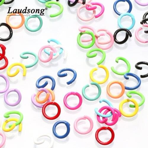 100pcs Jump Rings Split Rings Connectors For Diy Bracelet Necklace Fashion Jewelry Finding Making Accessories Wholesale Supplies