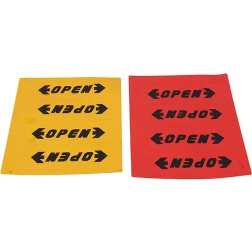 4 pcs/set Car Door Reflective Tape Warning Mark Sign Decals Label Universal Safety Reflective Strips Car Exterior Accessories