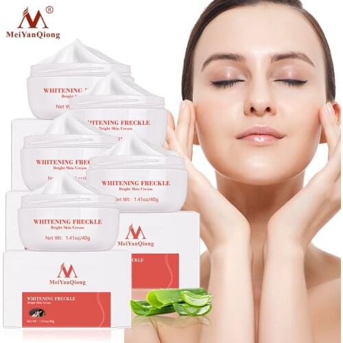 5pcs Meiyanqiong Anti Aging Face Care Cream Dark Spot Remover Skin Lightening Cream Dark Skin Care Anti Freckle Whitening Cream