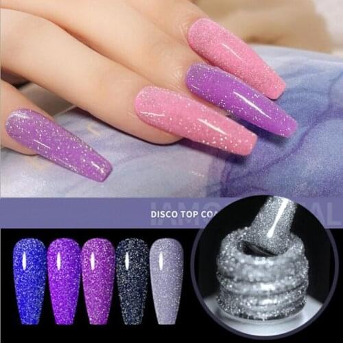 8ml Explosion Diamond Nail Glue Nail Model Gel Top Base Coat For Nails Set Semi Permanent For Manicure Nail Art