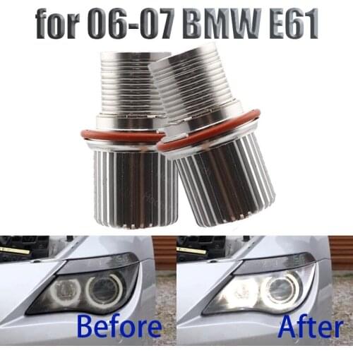 90W Super Bright White LED Angel Eyes LED Marker Halo Ring Light for 06-07 BMW 5-series E61 Touring 530xi