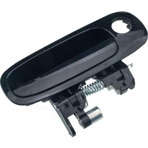 ABS Front Right Exterior Outside Door Handle Black For Toyota Corolla 1998-2002 69210-02030