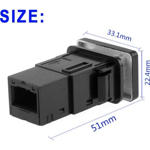 Accessories Camera Light Switch Car Black Plastic For Toyota Camry Prius Corolla