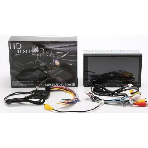 Double USB Car-Stereo with GPS Navigation Bluetooth-compatible Backup Camera Radio FM Hands-Free Multimedia MP5 Player