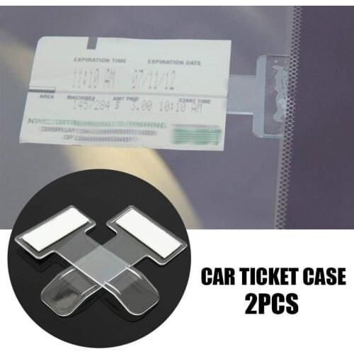 Car Parking Ticket Clip Carbon Fiber for dacia duster mitsubishi asx suzuki vitara alfa romeo 156 fiat grande