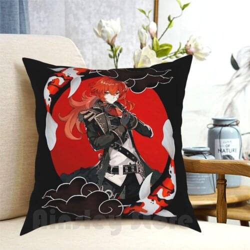 Diluc Genshin Impact Pillow Case Printed Home Soft DIY Pillow cover Genshin Impact Genshin Impact Game Genshinimpact Diluc