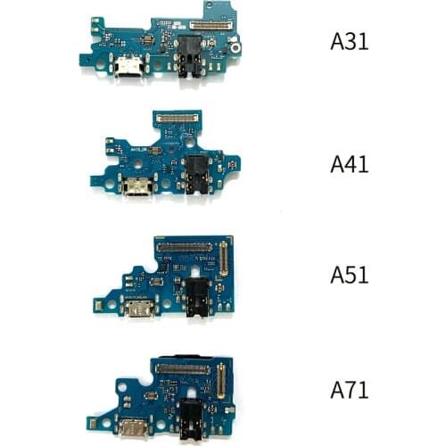 For Samsung Galaxy A21 A21S A31 A41 A51 A71 A715 A01 A11 USB Charging Dock Port Board Flex Cable