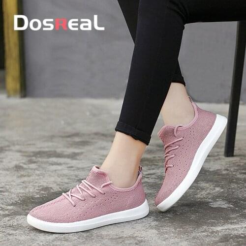Dosreal Women Sneakers Shoes Spring Fashion Flats Shoes Unisex Sneakers Breathable Comfort Shoes For Females Casual Shoes