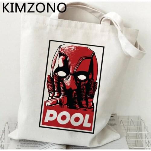 Deadpool shopping bag jute bag shopper recycle bag bolso shopping handbag bag sac cabas reciclaje shoping tote sac tissu