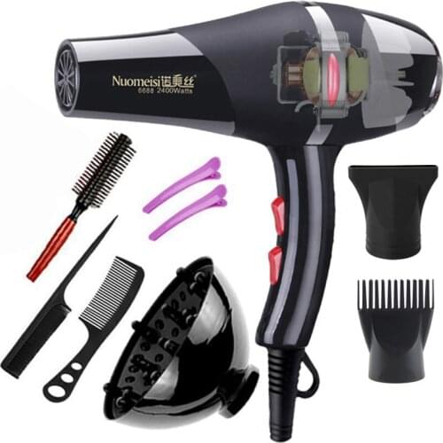 Real 2100W Professional Hair Dryer High Power Styling Tools Blow Dryer Hot and Cold EU Plug Hairdryer 220-240V Machine
