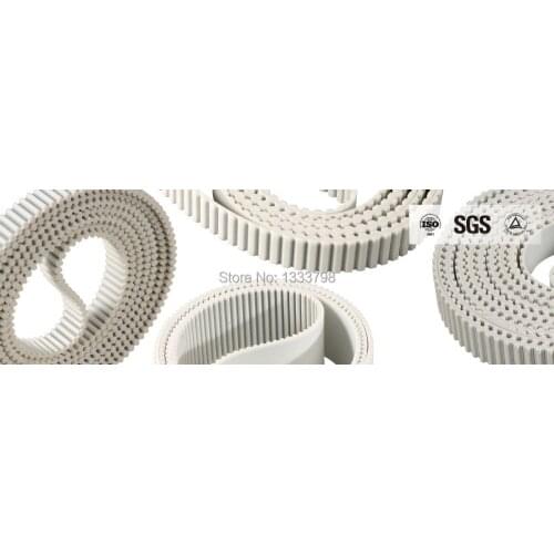 Hjgh precision 10mm with 312mm length(104teeth) double teeth HTD3M rubber sleeve belt