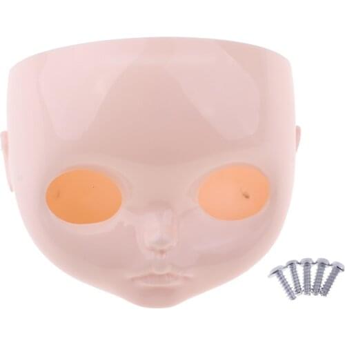 Doll Faceplate& Backplate & Screw Set for 12 inch RBL Blythe Custom Replacement Part Fashion Line Lips