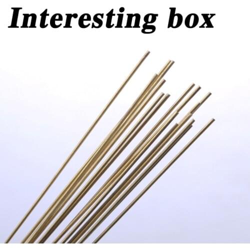 Aircraft model material Brass rod Airplane parts transmission shaft Copper rod 1MM*300MM (5 pcs)