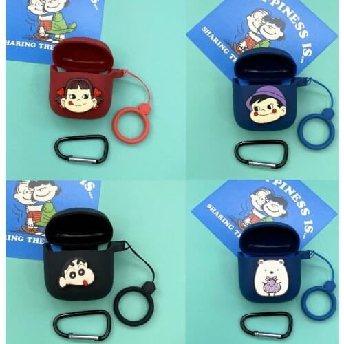 Cute Cartoon Silicone Cover for JBL TUNE 220 TWS Case Bluetooth Earphone Case for JBL T220 TWS Headphone Protective Box Bag