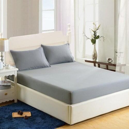 New Fitted Sheet Elastic Band Mattress Cover Home Bed Sheet Bed Cover Hotel Non-slip Fitted Sheet Bedding Bedspread