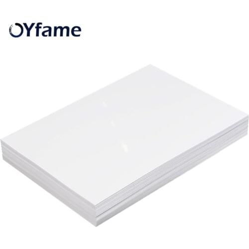 OYfame 20PCS UV DTF Film A3 Film A UV Trasnfer Film For Glass Metal Acrylic for Irregular Shape surface uv printer and trasnfer