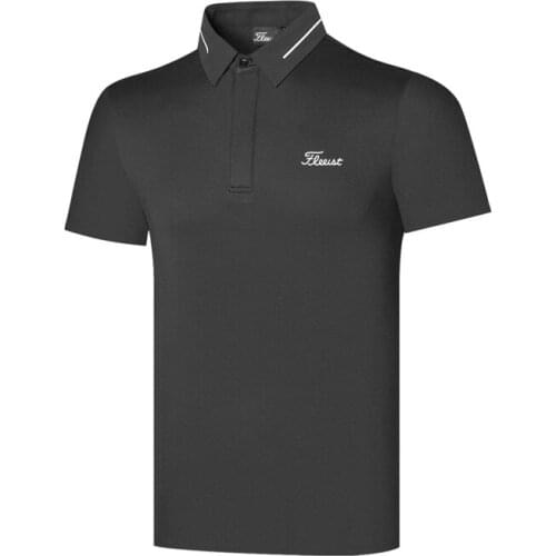 New Mens Golf Shirts Breathable Clothing Short Sleeve Sports Top T-shirt Casual Quick Drying Golf Wear Shirts
