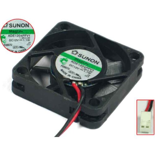 SUNON KDE1204PFV1 11.MS.A.GN DC 12V 1.1W 40x40x10mm Server Cooling Fan