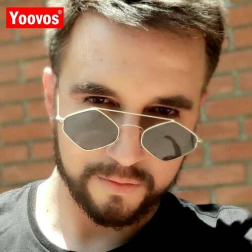 Yoovos 2021 New Sunglasses Women/Men Vintage Brand Designer Glasses Men Small Frame Shopping Sun Glasses Oculos De Sol UV400