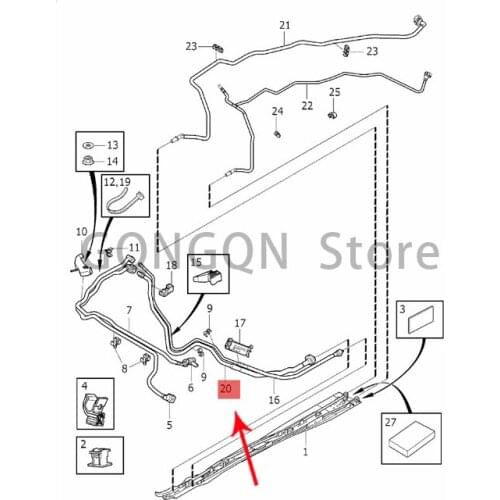 CAR gasoline pipe 2007-2018vol voxc70 v60 cross country v60 s80 s60 cross country s60 evaporator pipe engine oil pipe