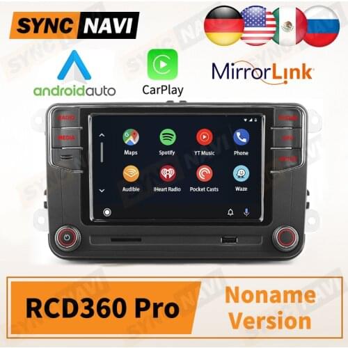 NONAME Android Auto RCD360 Pro Car Radio CarPlay Vehicle Stereo Head Unit For VW Passat B6 B7 Golf Polo Mk5 MK6 Jetta 6RD035187B