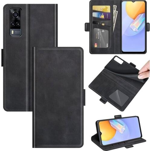 Case For vivo Y31 Leather Wallet Flip Cover Vintage Magnet Phone Case For vivo Y51 2020 (India) Coque