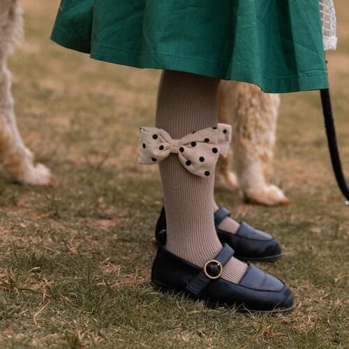 Cotton Colored Tights Children Toddler Girls White Black Knit Bow Pantyhose Leggings Kids Socks Newborn Infant Baby Stockings