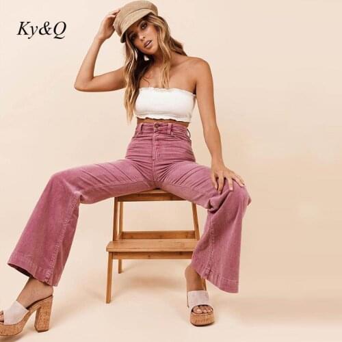 Ky&Q Women's Corduroy Trousers