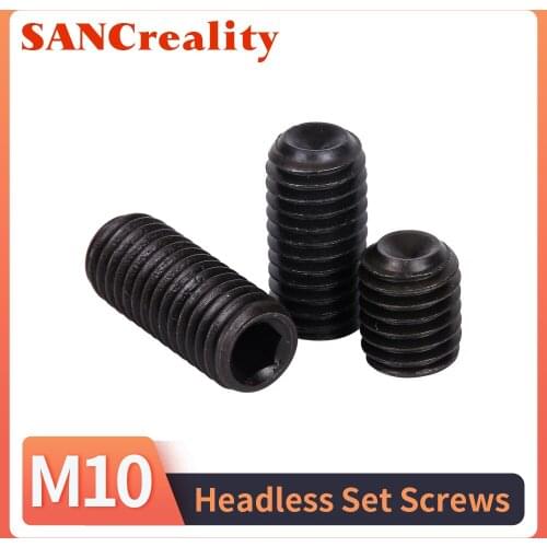 M10 Set Screw Cup Point Grub Screw M3 M4 M5 M6 M8 M10 Carbon Steel Hex Socket Set Screw Headless Set Screws