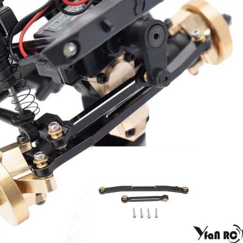 Metal Tight Tolerance Steering Link Rod Upgrade Parts for 1/24 RC Crawler Axial SCX24 90081 AXI00002 Accessories