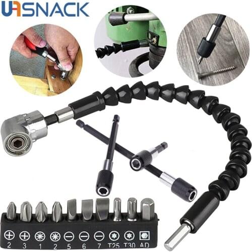 105 Degree Screwdriver Sets Driver Screwdriver Tools Set 1/4 Hex Shank for Power Drill Adjustable Right Angle Hand Tools Sets