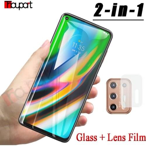 Camera Lens Film + Full Tempered Glass For Motorola G9 Power Moto G 9 Play Screen Protector For Moto G9 Plus Glass