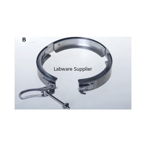 Diameter 150mm Reaction kettle clamp Steel disc reactor clamp wire-steel clamp type A and B free shipping