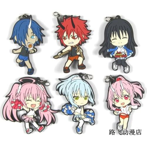 That Time I Got Reincarnated as a Slime Japanese anime figure rubber mobile phone charms/keychain/strap