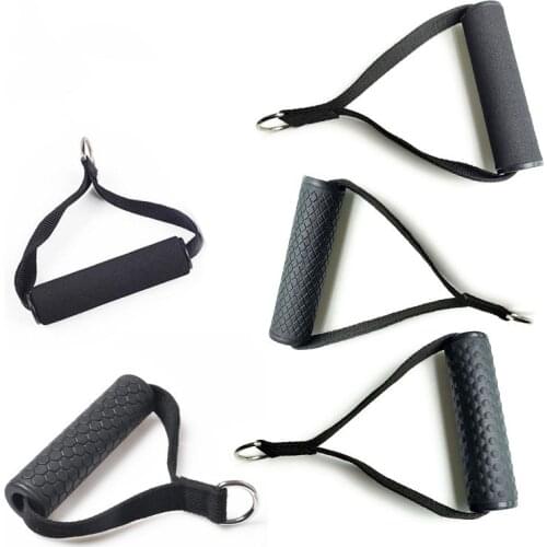 1Pc Strength Training Body Building Fitness Accessories Elastic Band Handle