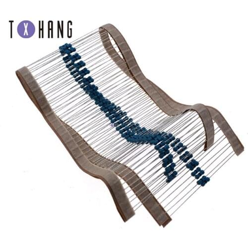 100PCS 0.25W 1/4W 1% - Full Range of Values (0 Ohm to 2.7Ohm)Metal Film Resistor