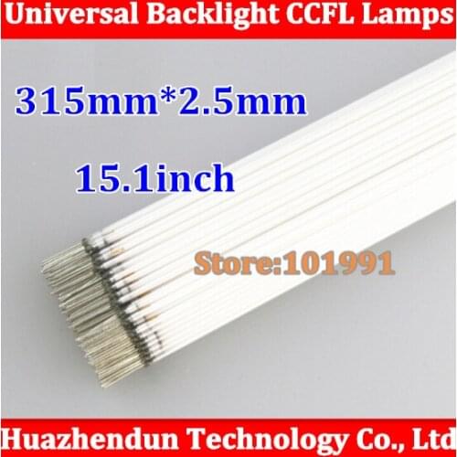 50PCS Free shipping Supper Light CCFL 315 * 2.5 mm, 15.1" LCD Backlight Lamp High quality 315mm