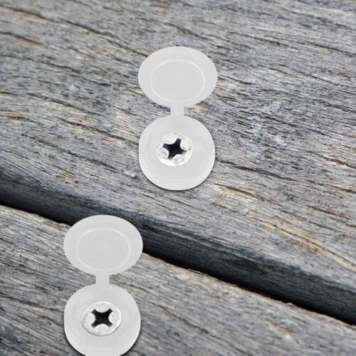 500pcs Hinged Plastic Screw Cap Cover Fold Snap Protective Nuts For Car Cap Button Cover Bolts Hardware Decorative Furnitur N0L5