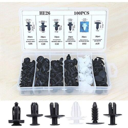 Side Skirt Car Rivets Radiator Shield Engine covers Roof lining Push pins