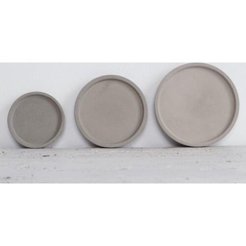 Large Geometric Concrete Tray Mold Rectangular Round Storage Tray Silicone Mold DIY Crystal Epoxy Mold homemade Coaster Mold