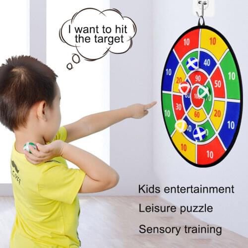 Sticky Ball Target Throw Sports Games Dartboard Shooting Creative Outdoor Dinosaur Cloth Sucker Toys for Children Gifts Sandbag
