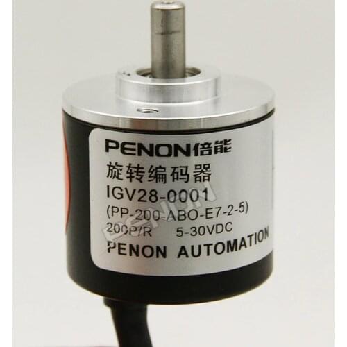 IGV28-0001 PP-200-ABO-E7-2-5 Hickory folding machine encoders solid shaft 5m