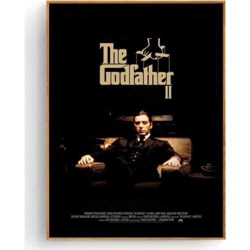 THE GODFATHER PART II Art Silk Fabric Poster And Print Wall Art Picture Painting Home Decor