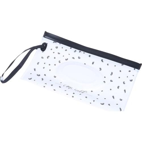 Easy Snap-strap Bag Baby Kids Wipe Clutch Carrying Bag Wet Wipes Dispenser Pouch Outdoor Travel Wet Paper Towel Container