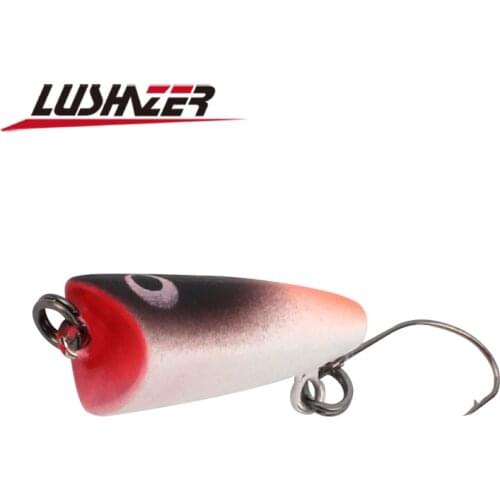 LUSHZER popper fishing 2.5cm 1.2g angeln wobbler fish crankbait lure fishing products china hard bait fishing tackles free ship