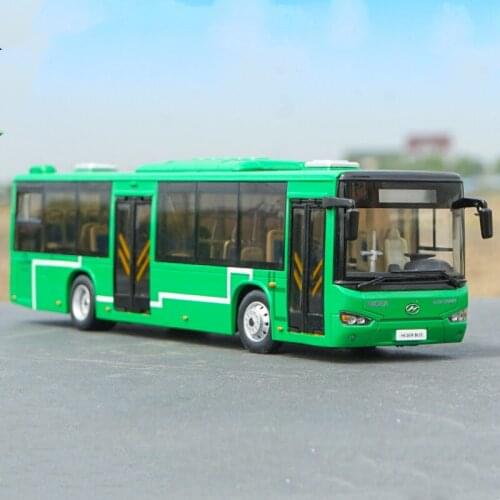 1/42 metal alloy die-casting Haige tourist bus simulation car model adult collection childrens toy gift display