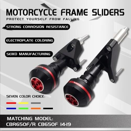 Motorcycle CNC Aluminum Frame Slider Fairing Guard For CBR650F 2014-2017 CBR650R 2014-2017 CB650F 2014-2017
