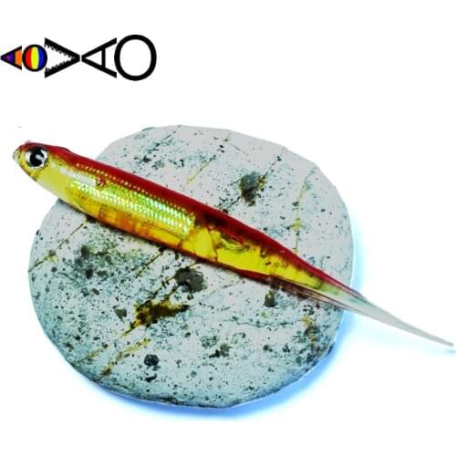 2021 New PVC soft bait soft fish Fishing Lure Soft Lure Fishing Lures Artificial Soft Lures 5pcs Silicone Bait Bass Pike Bait Lu