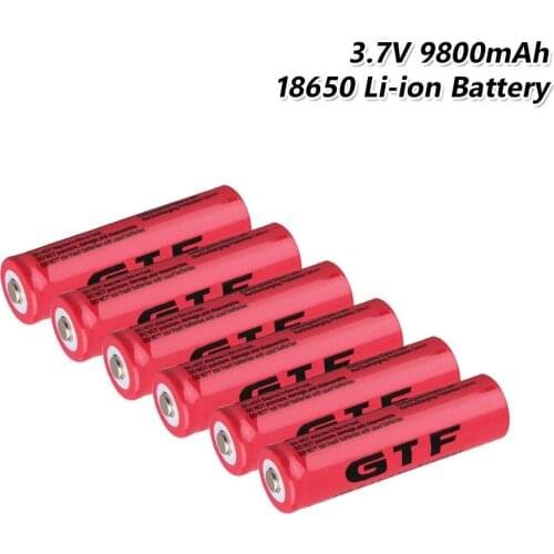 New YCDC 3.7V 18650 9800mAh Rechargeable Battery High Capacity 18650 Li-ion Rechargeable Battery For Flashlight headlamp Battery